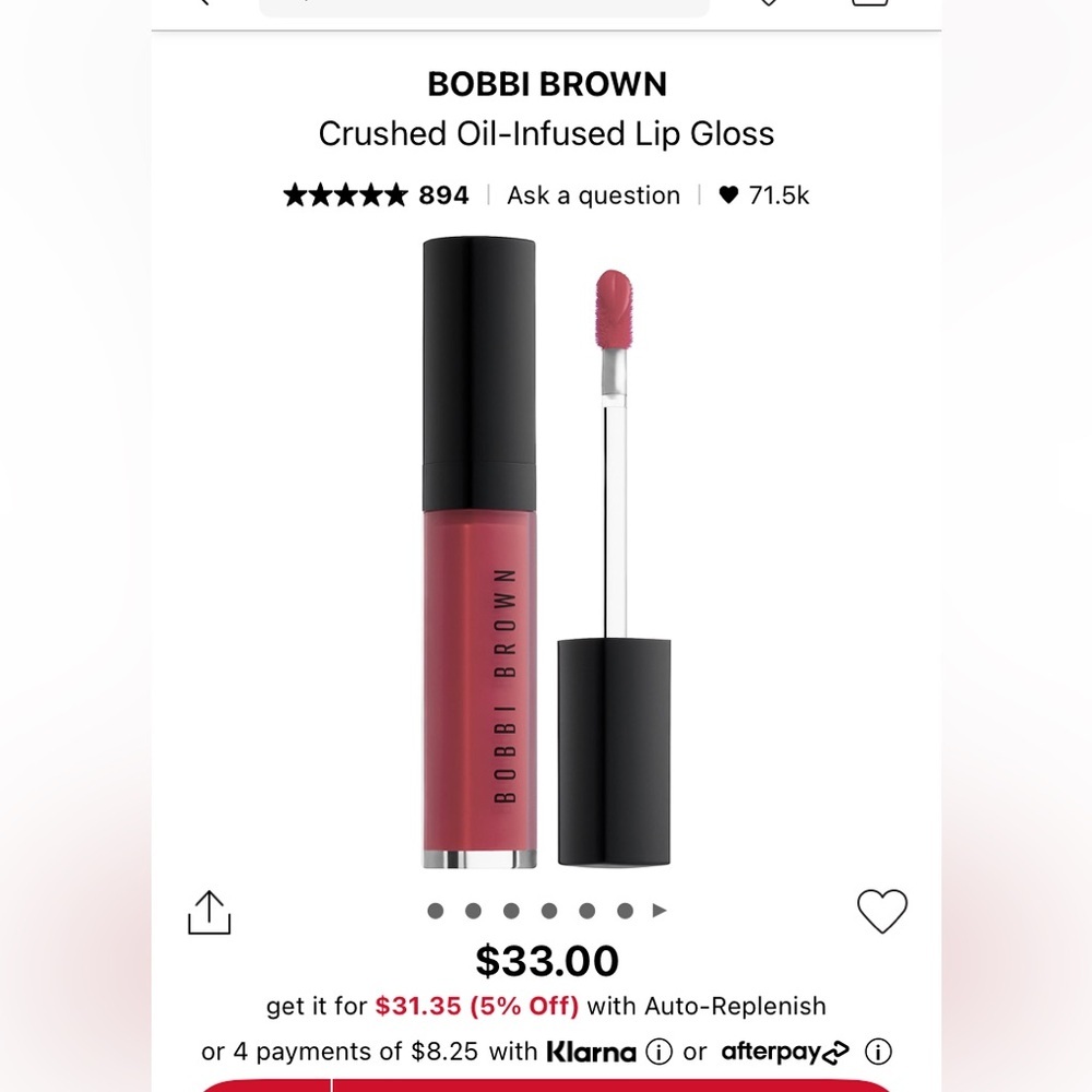 Bobbi Brown eyeshadow stick & lip gloss duo in Golden pink & New Romantic - Picture 6 of 7